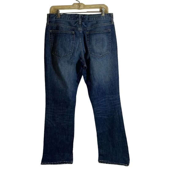Men's Gap Premium Bootcut Jeans Blue Denim Size 33/34