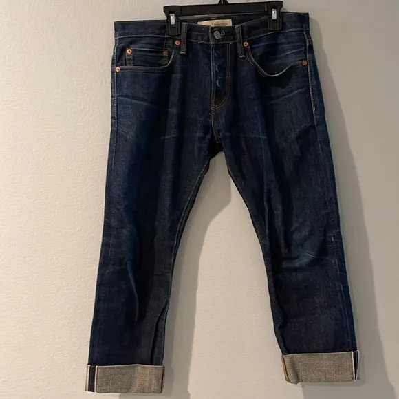 Men’s Gap 1969 Kaihara Japanese selvedge denim skinny 31x30 dark wash
