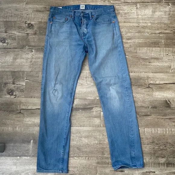 Gap White Oak Cone Denim Slim Fit Selvedge Jeans