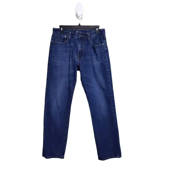 Gap Denim Men's Blue Straight Jeans Size 32 x32