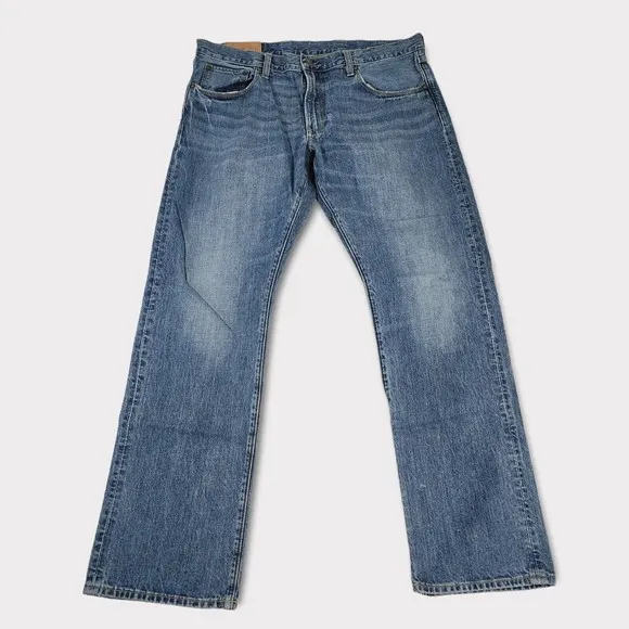 Gap 1969 Authentic Straight Japanese Denim  Mens 36x32 -GOOD