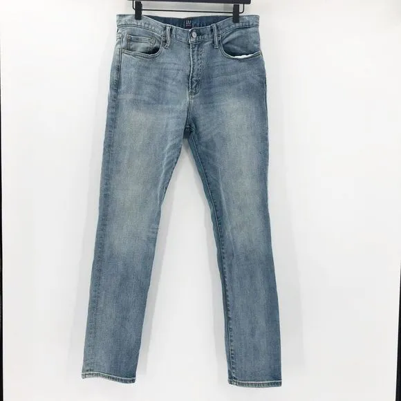 GAP Men's Blue Denim Skinny Jeans Size 33x32