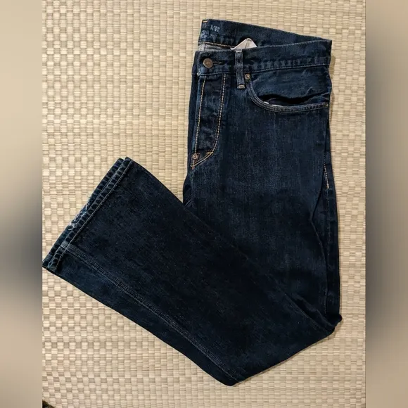 EUC RARE Gilded Age GA1001 Flared Leg Selvedge Jeans Size 32 x 32 Made in Japan
