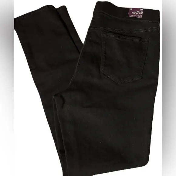 Gloria Vanderbilt Pull on Black Comfort Jeans-10
              
      NWT