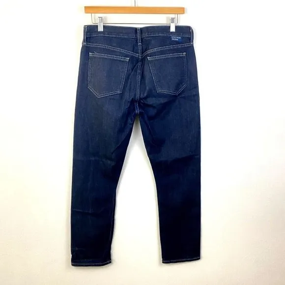 Goldsign for J Crew Men's Straight Leg Jeans Size 32x28 Mid Rise Dark Blue USA