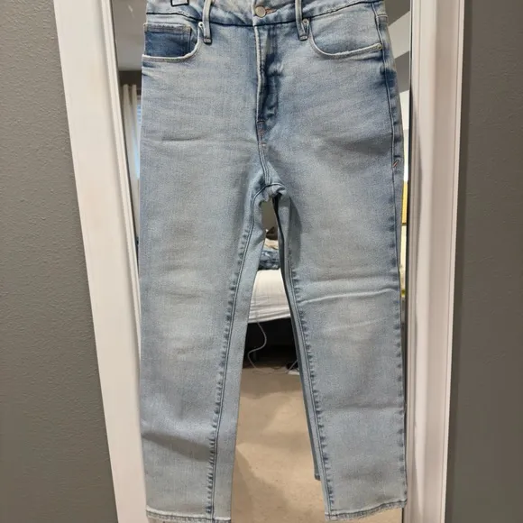 Good American Blue Straight Jeans Modern Fit