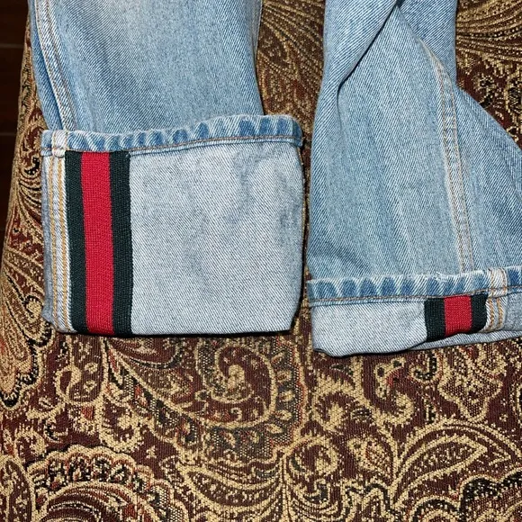 Authentic Gucci jeans slimfit size32 only tried on