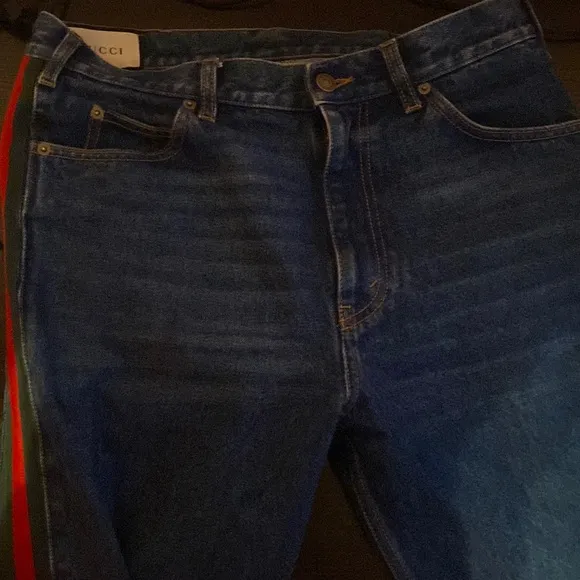 Gucci jeans.