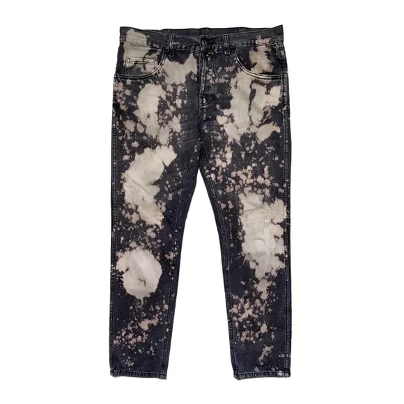 bleached japanese denim