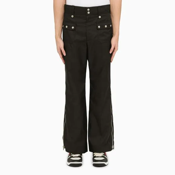 GUCCI Black nylon trousers
          
      NWT