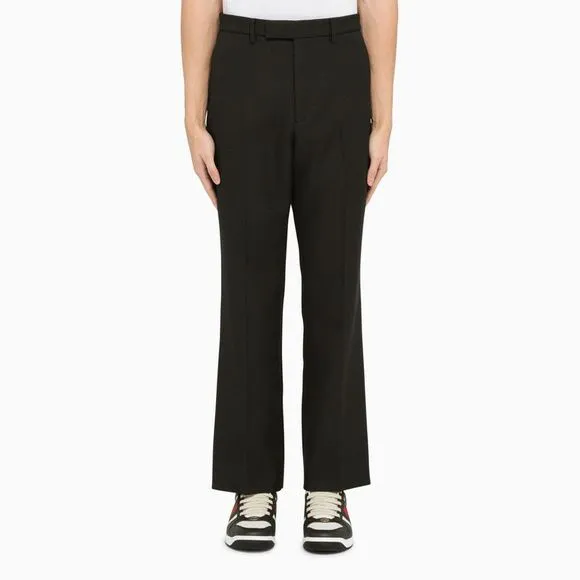 GUCCI Black regular trousers with studs
          
      NWT