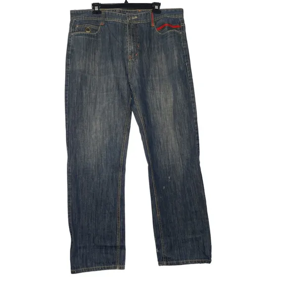 Gucci Classic Straight Leg Denim Jeans (Size: 40)