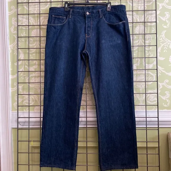 40 x 30 Gucci regular fit dark denim button fly jeans