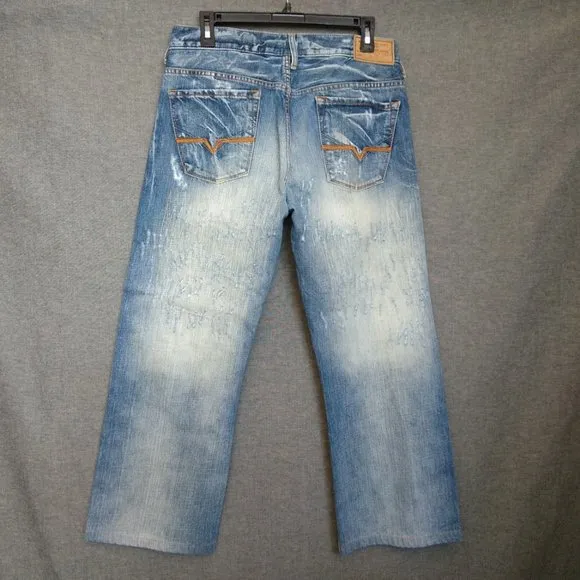 Guess CLIFF Relaxed Boot Jeans Short Inseam