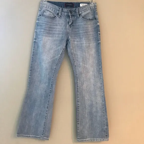 Vintage Guess High Waisted Distressed Jeans