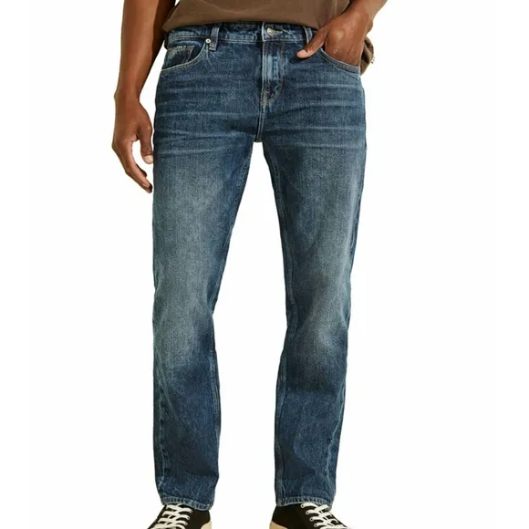 -NWT- Men's Guess Slim Straight Jeans 36x32
          
      NWT