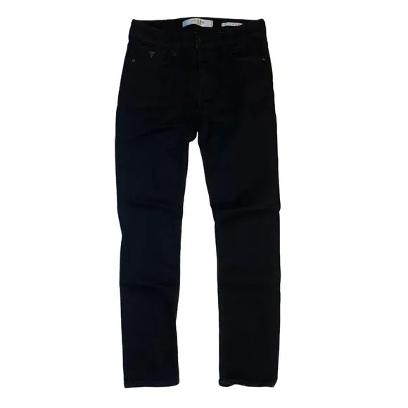 Guess Mens Black Skinny Jeans, Size 29x30
