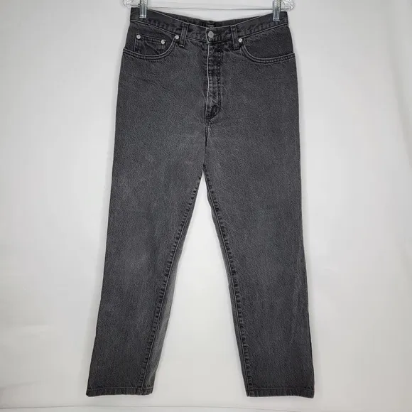 Vintage Guess Black Jeans Mens 33x32 Actual 31x29 39001 Triangle Badge USA Made