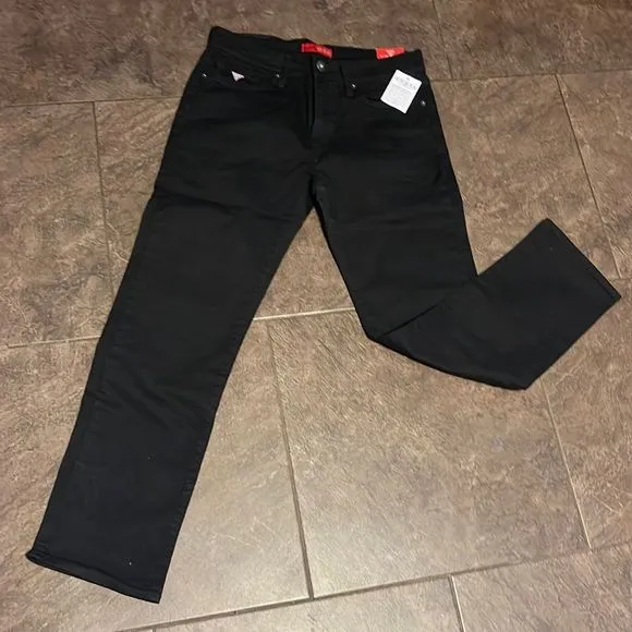 GUESS straight black jeans for men
          
      NWT