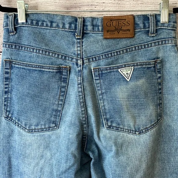 Guess Vintage Original Fit Slouchy Denim Jeans Size 31