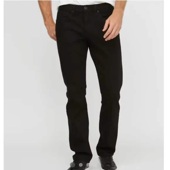 NEW Guess Vintage 90’s Mens Slim Straight Black Jeans Size 28