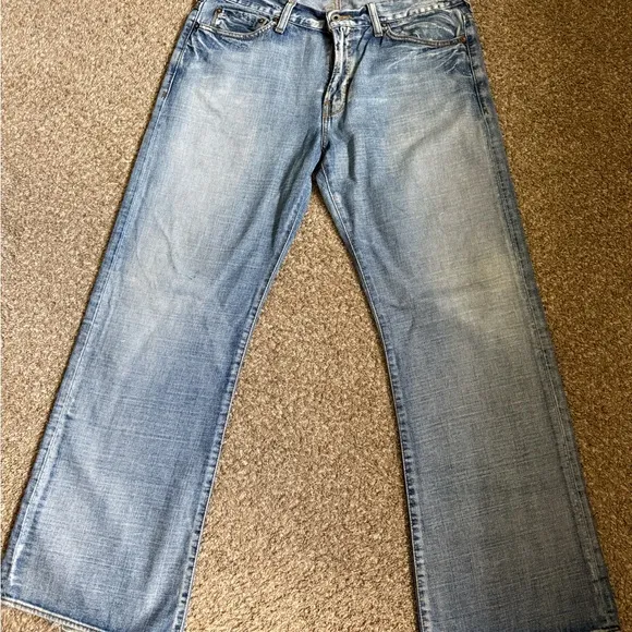 Guess Cliff Light Blue Bootcut Jeans for Men
