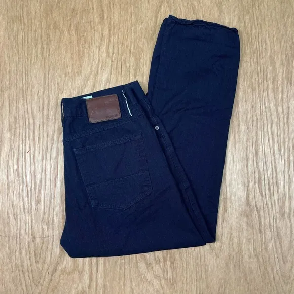Mens GUSTIN #353 Indigo Superlight Selvedge Denim Jeans 32 x 26 Straight