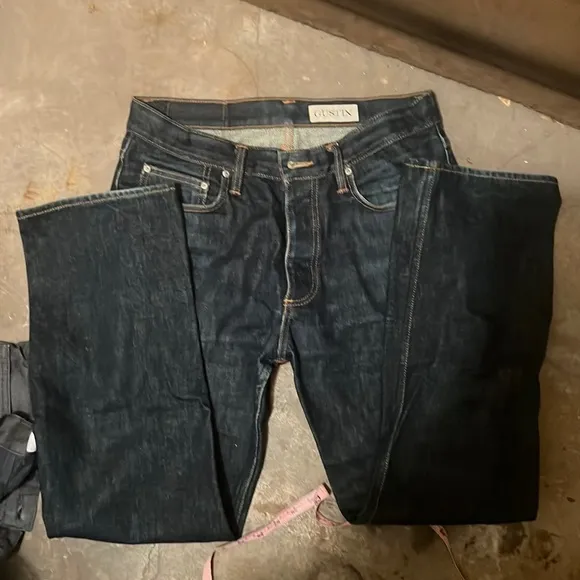 Gustin raw denim jeans