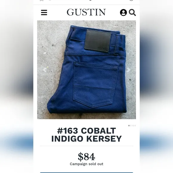 Gustin Jeans 5 pocket Pants 29x33