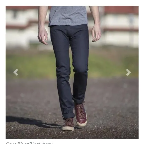 Gustin Straight Jeans Raw Denim Darkwash