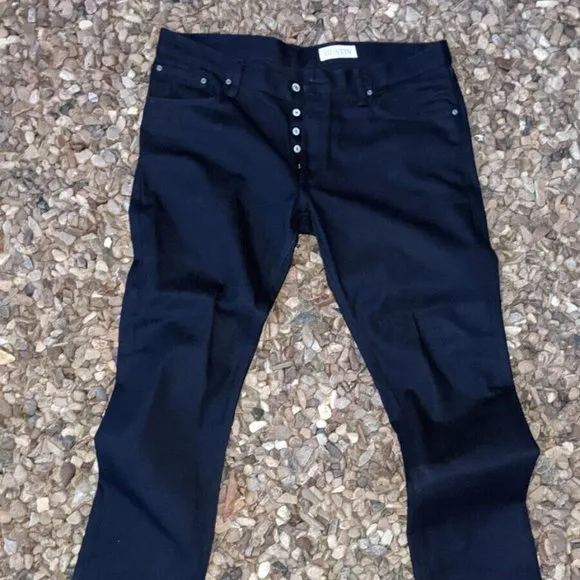 Gustin Slim Fit Selvedge Jeans 40 X 34 Dark Blue/dark wash