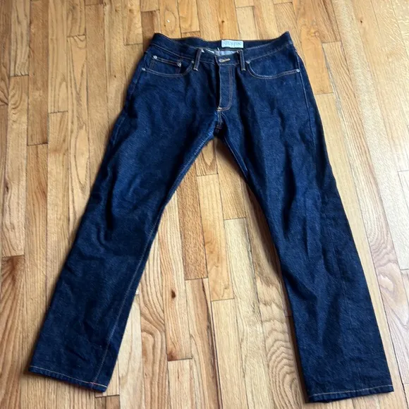 Gustin slim fit raw denim jeans