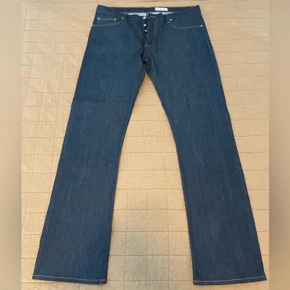 New Gustin 116699 Straight Leg Selvadge Denim Jeans - size 40, style #377
          
      NWT