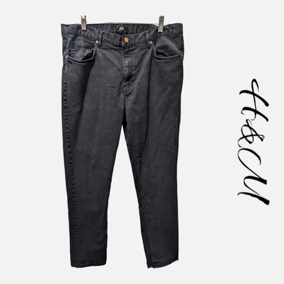 EUC H&M Slimfit Men's Black Jeans