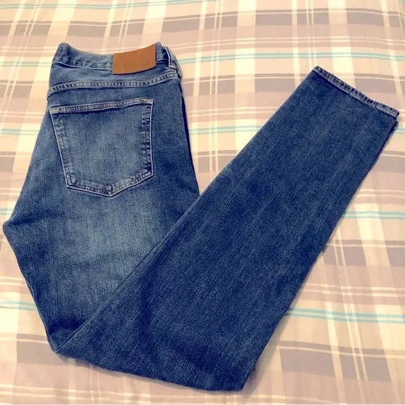 H&M L.O.G.G. Label Of Graded Goods Mens Blue Denim Jeans Waist 36