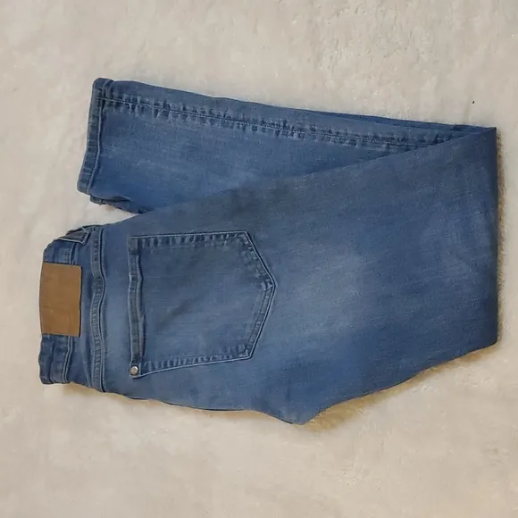 H&M Men's Button Fly Medium Blue Skinny Jeans