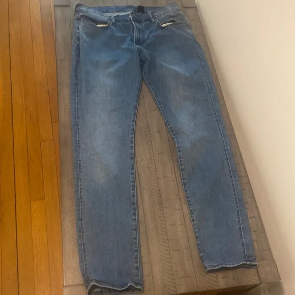 Medium wash skinny jeans from H&M