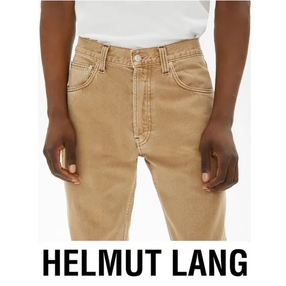 HELMUT LANG - Classic denim Turn up Cut in Tan, 28
