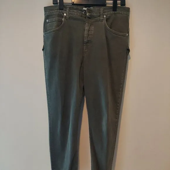 HELMUT LANG Men's High-Rise Jeans with Straps