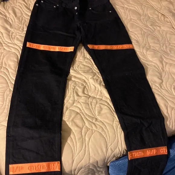 Heron Preston Girbaud style pants