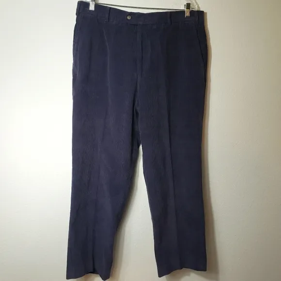 NWOT Hickey Freeman Purplish grey corduroy pants