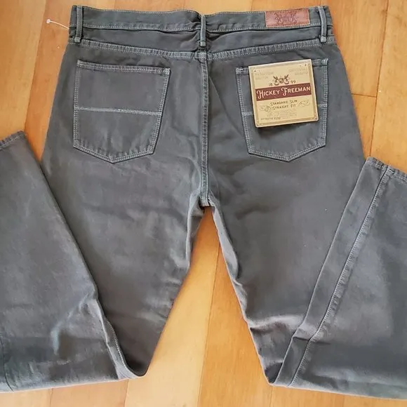 Khaki  jeans by Hickey  Freeman, 38 X 32
          
      NWT