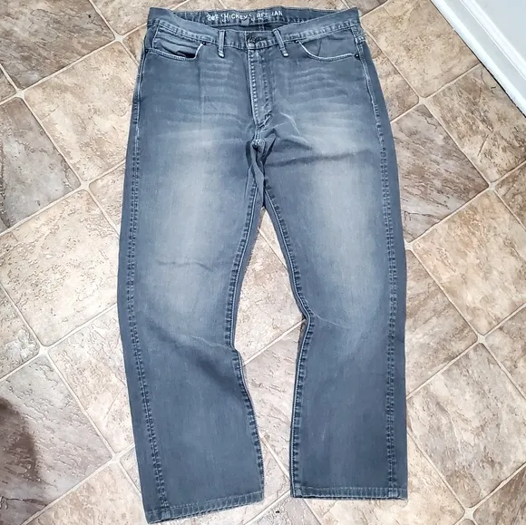 Designer Jeans Hickey Freeman Light Grey Men's 36x32