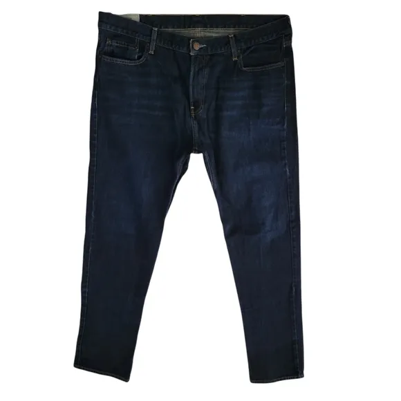 Hollister Classic Straight Mens Denim Jeans Dark Wash Pockets Beltloops Size 38