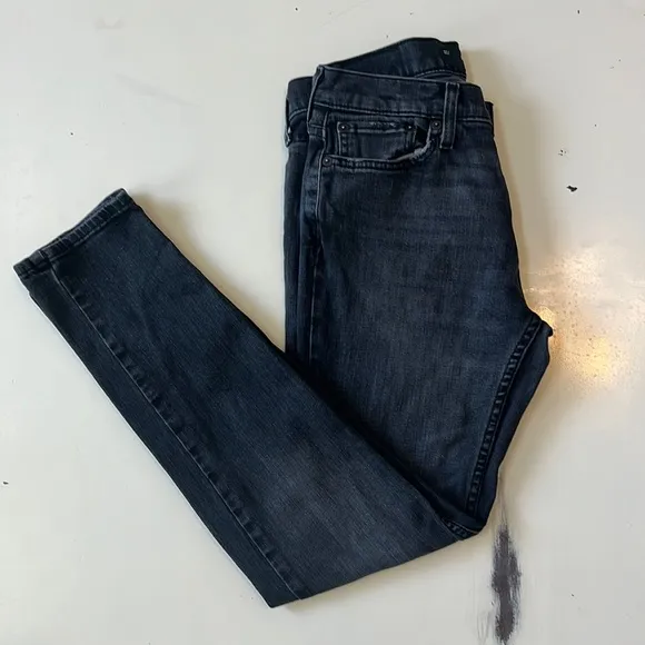 Hollister Men’s Faded Black Skinny Jeans