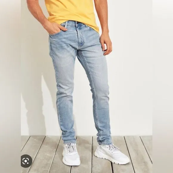 Hollister 28 waist, 30” length jeans.  Skinny Hollister Epic Flex, high rise