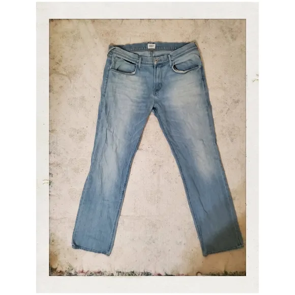 Hudson Clifton Bootcut Denim Washed Jeans Mens Size 34