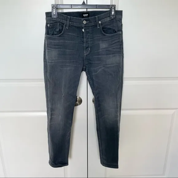 Hudson Sartor Slouchy Skinny Jeans Gray