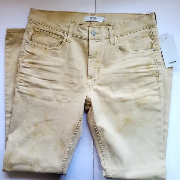Hudson Zack Skinny Jeans in Gold Dust Marble Men's Size 34x32 NWT
          
      NWT