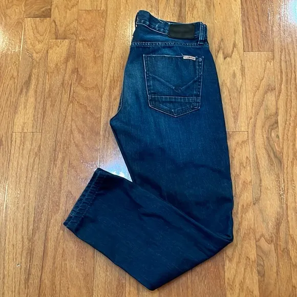 Hudson Men’s Jeans Size 31 Bryon 100% Cotton Button Fly 5 Pocket Straight